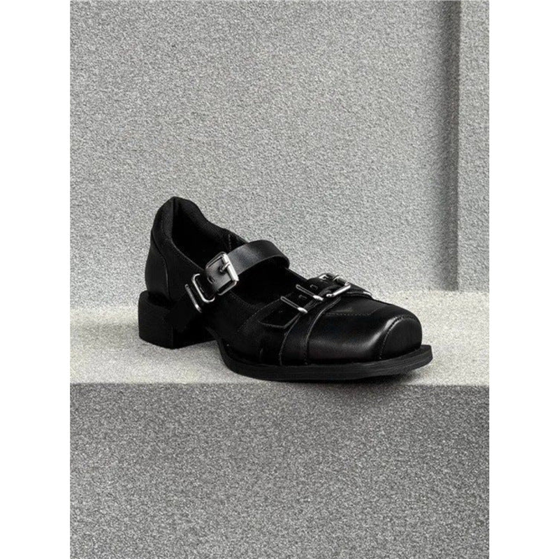 Damen elegante Slingback-Pumps mit dekorativer Schnalle EB