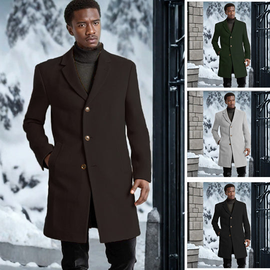 Herren eleganter Langmantel EB