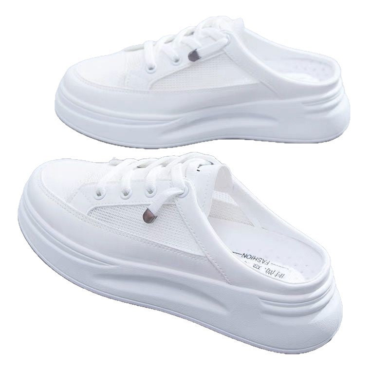 Damen Slip-On Sneakers mit atmungsaktiver Netzstruktur und gepolsterter Sohle EB