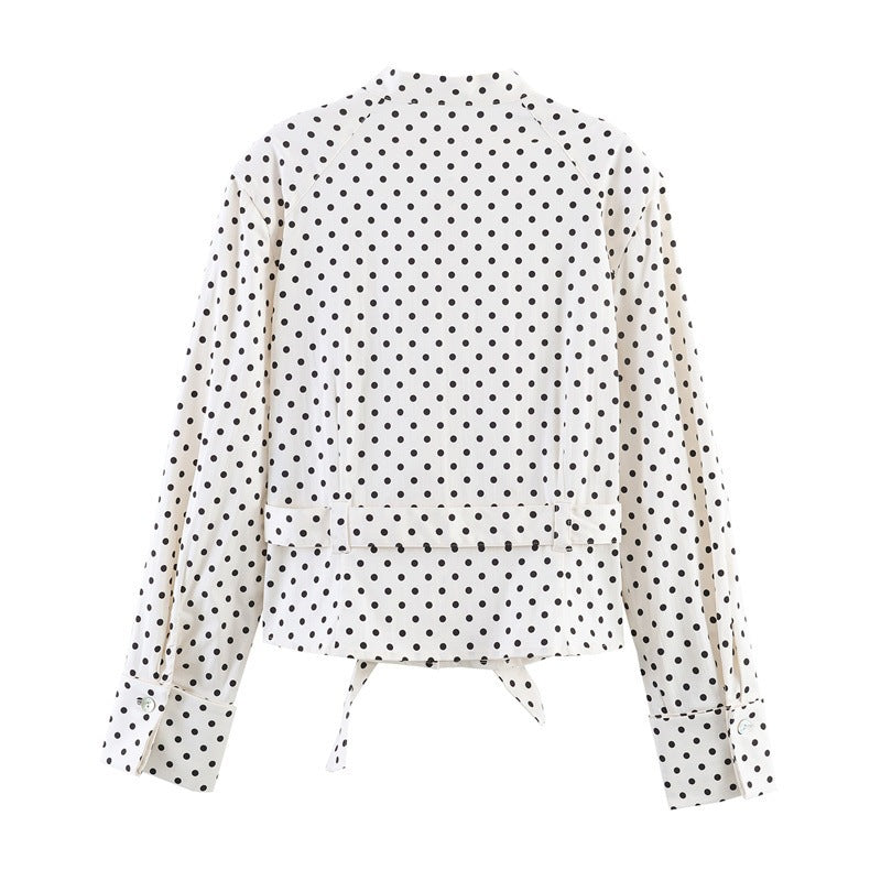 Damen Modische Culotte-Hosen im zeitlosen Punkte-Design EB
