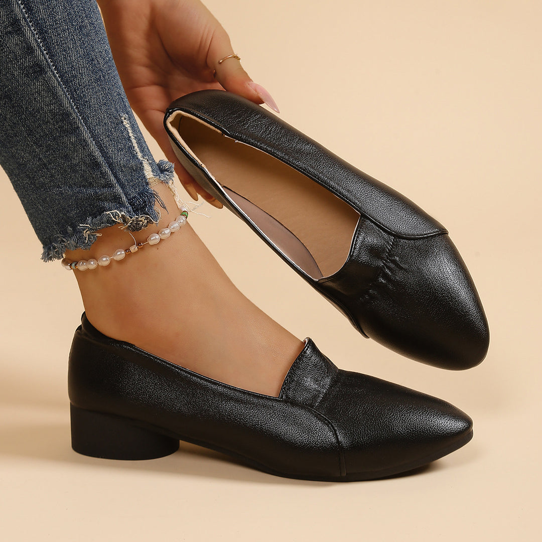 Damen Mokassins mit elegantem Knöchelriemen und weich gepolsterter Innensohle EB