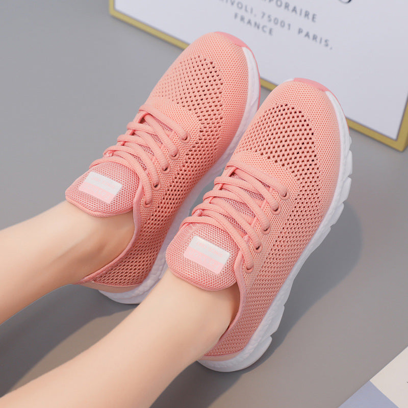 Damen atmungsaktive Freizeitsneaker mit flexibler Sohle EB