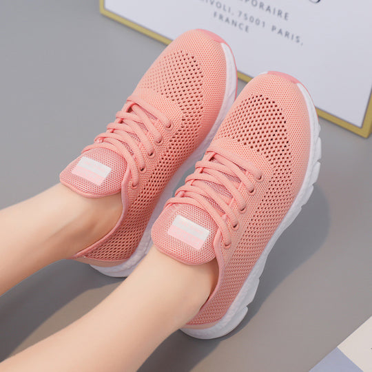 Damen atmungsaktive Freizeitsneaker mit flexibler Sohle EB