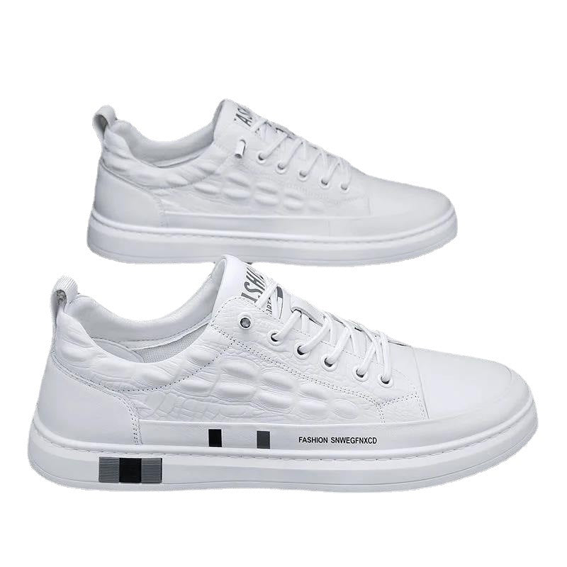 Damen Modische Sneakers mit edlem Schlangenmuster und strapazierfähiger Laufsohle EB