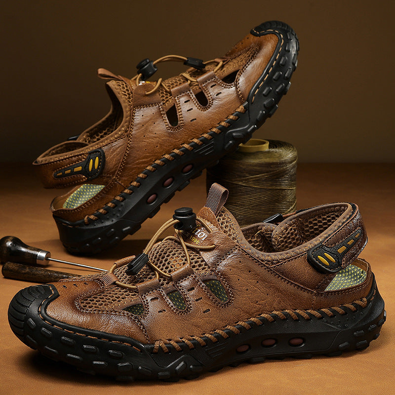 Herren Atmungsaktive Outdoor-Sneaker mit flexiblem Schnellverschluss EB