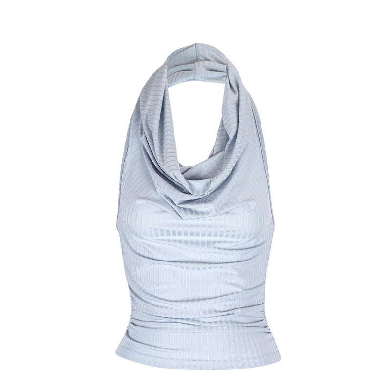 Damen Cowl-Neck Top mit raffinierten Raffungseffekten EB