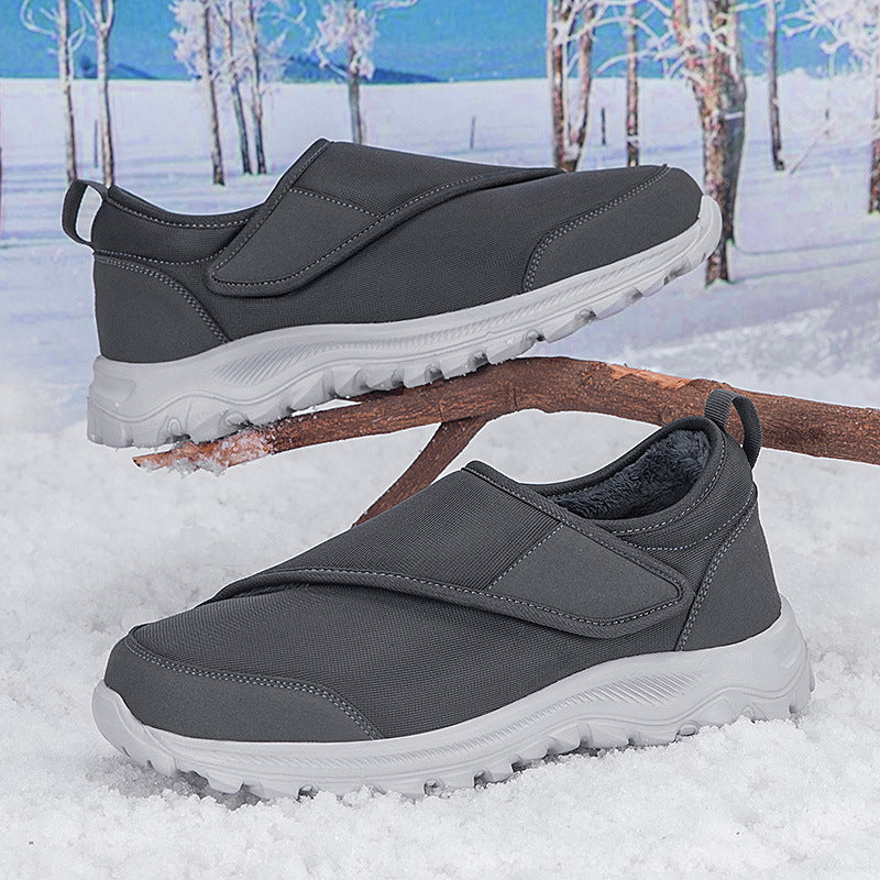 Damen Warmfutter Sneaker mit praktischem Klettverschluss EB