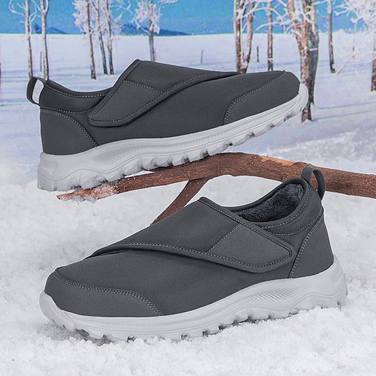 Damen Warmfutter Sneaker mit praktischem Klettverschluss EB