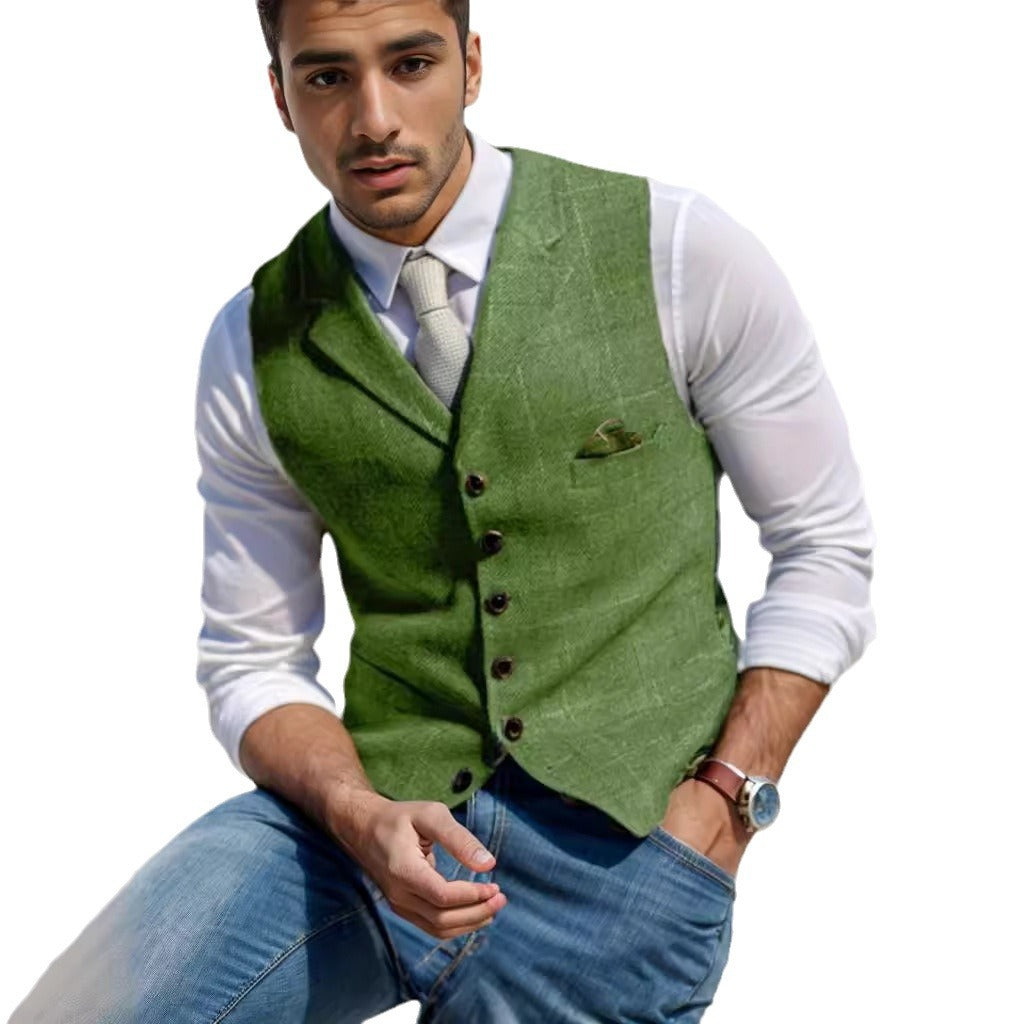 Herren elegante Weste im modernen Stil EB