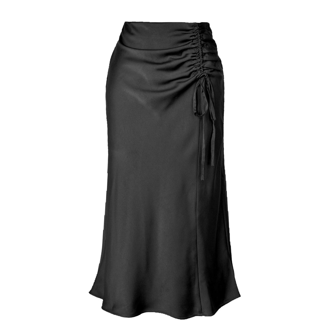 Damen Midirock mit Raffungen EB