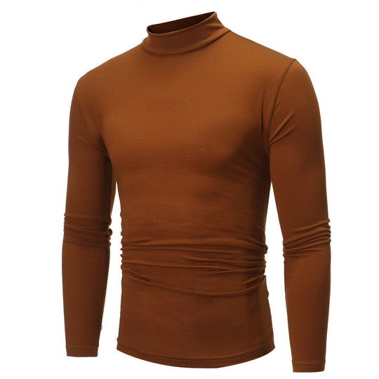 Herren Rollkragenpullover aus weichem Jersey EB
