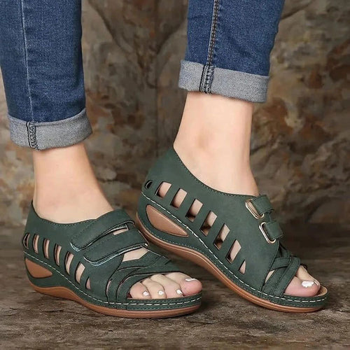 Damen Komfortsandalen mit atmungsaktivem Netzdesign und verstellbaren Riemen EB
