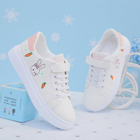 Damen Sneakers mit niedlichen Tiermotiven und bequemer Sohle EB