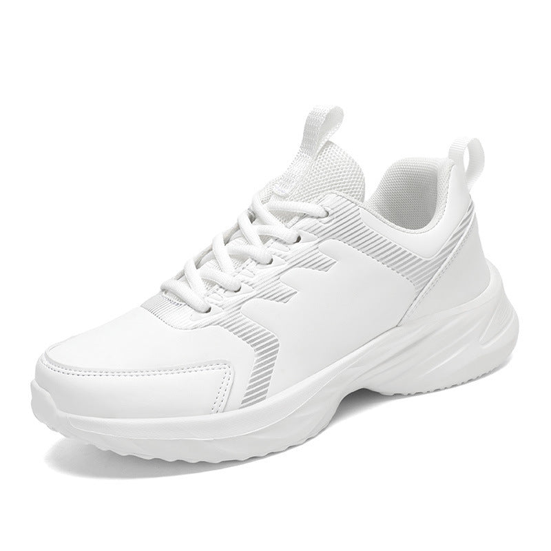 Unisex nan urbaner Komfort-Sneaker mit gepolsterter Keilsohle atmungsaktiver Meshzunge und robustem Kunstlederbesatz EB