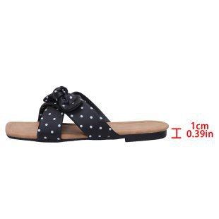 Damen modische Slippers mit Schleifen-Applikation EB