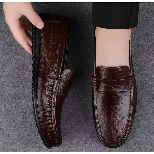 Herren Mokassins mit eleganter Nerzprägung EB