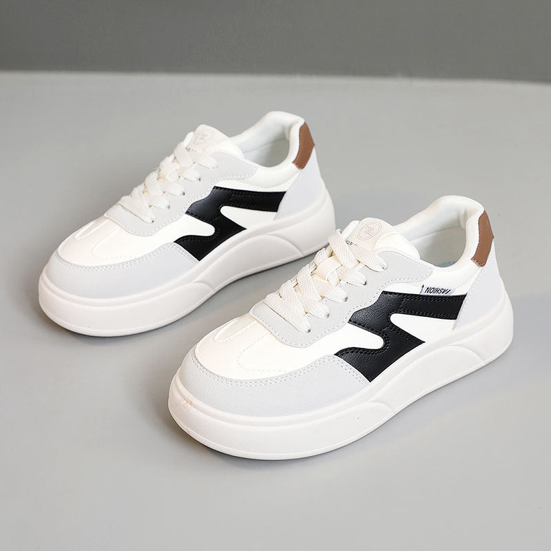 Damen Plattform-Sneaker mit modischem Design und dämpfender Sohle EB