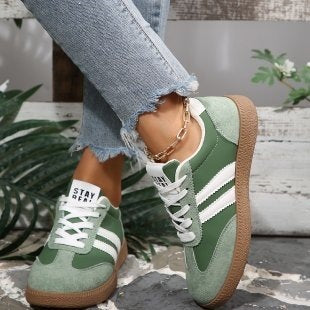 Damen Sportliche Retro Sneakers EB