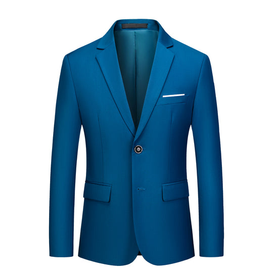 Herren nan tailliertes Sakko mit schmaler Silhouette, Stretchanteil und Pattentaschen EB