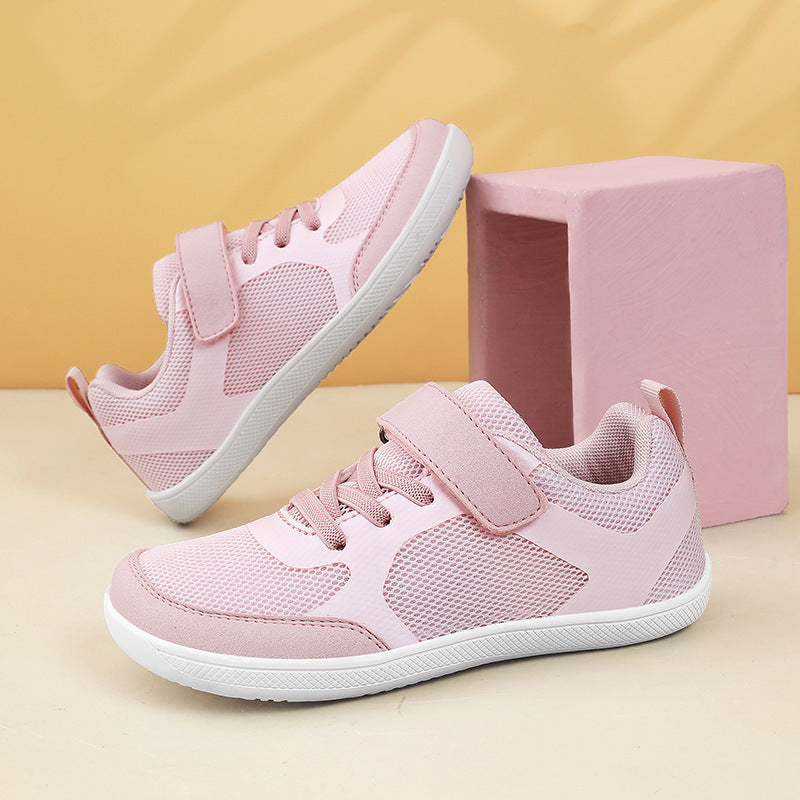 Unisex nan leichte Mesh-Sneaker mit elastischem Schnürsystem, Klettverschluss und EVA-Zwischensohle EB