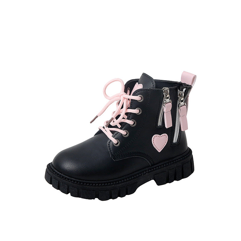 Damen Modische Boots mit praktischer Reißverschlussfunktion und rutschfester Sohle EB