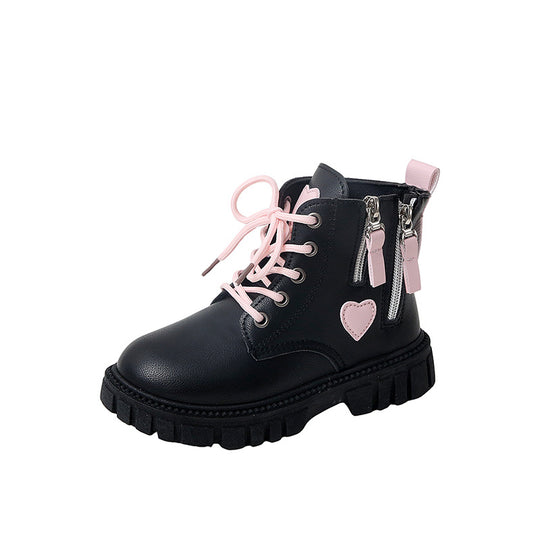Damen Modische Boots mit praktischer Reißverschlussfunktion und rutschfester Sohle EB