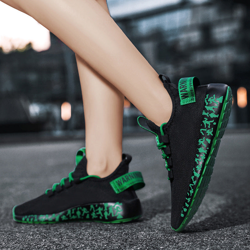 Damen Sportliche Leichtgewicht Sneakers mit rutschfester Laufsohle und atmungsaktivem Design EB