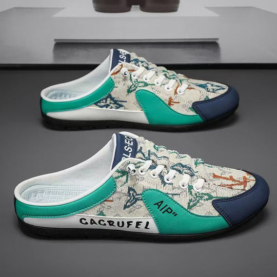 Damen bequeme Slip-On Sneakers mit rutschfester Sohle und atmungsaktivem Obermaterial EB