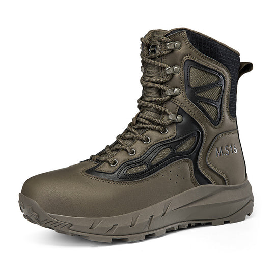 Herren robuster Tactical Stiefel mit verstärktem Knöchelschutz und atmungsaktiver Membran EB
