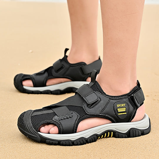 Damen Sportliche Sandalen mit verstellbarem Riemen und rutschfester Sohle EB