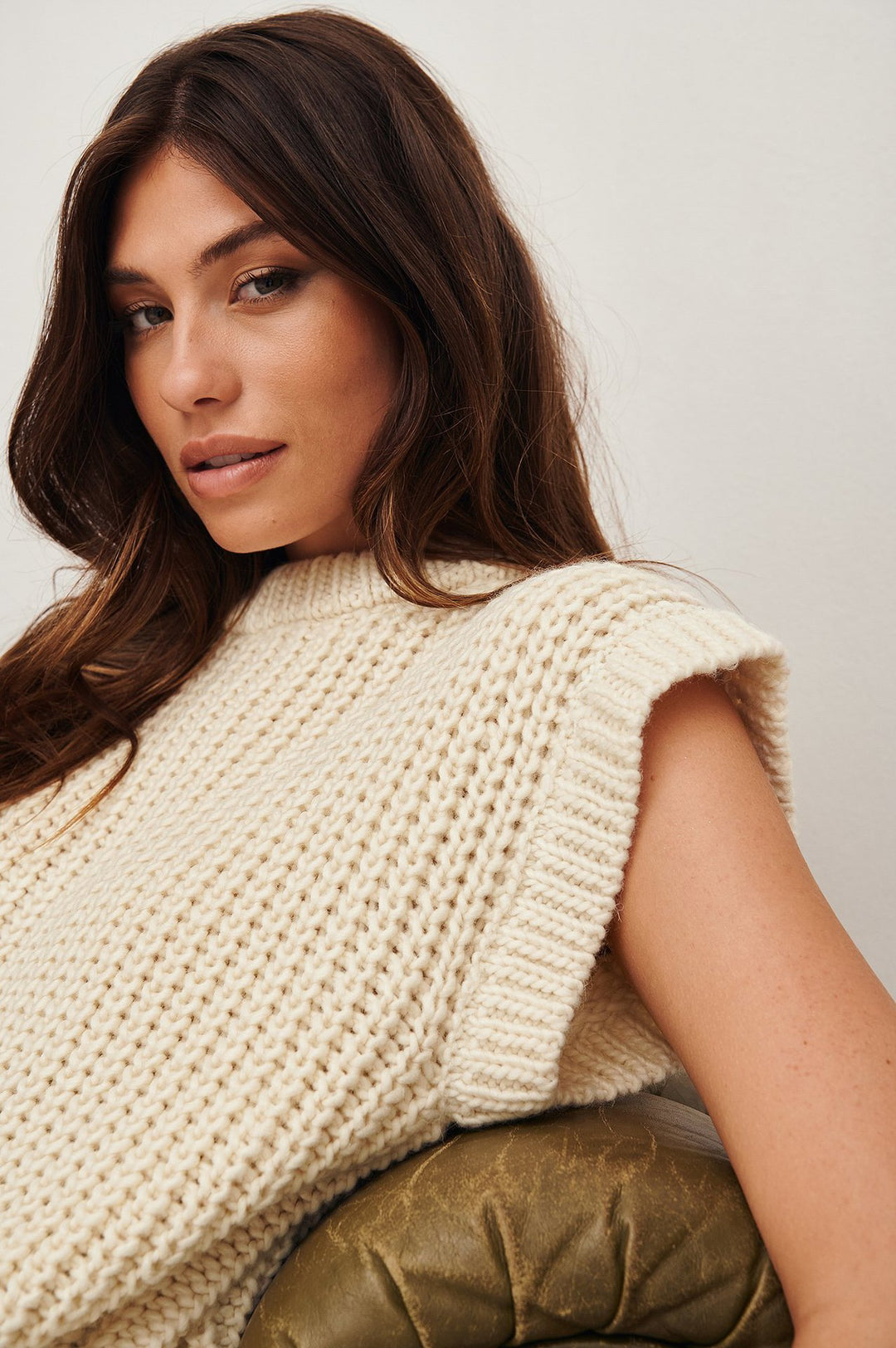 Damen Oversized Stricktop mit lässigem Schnitt EB