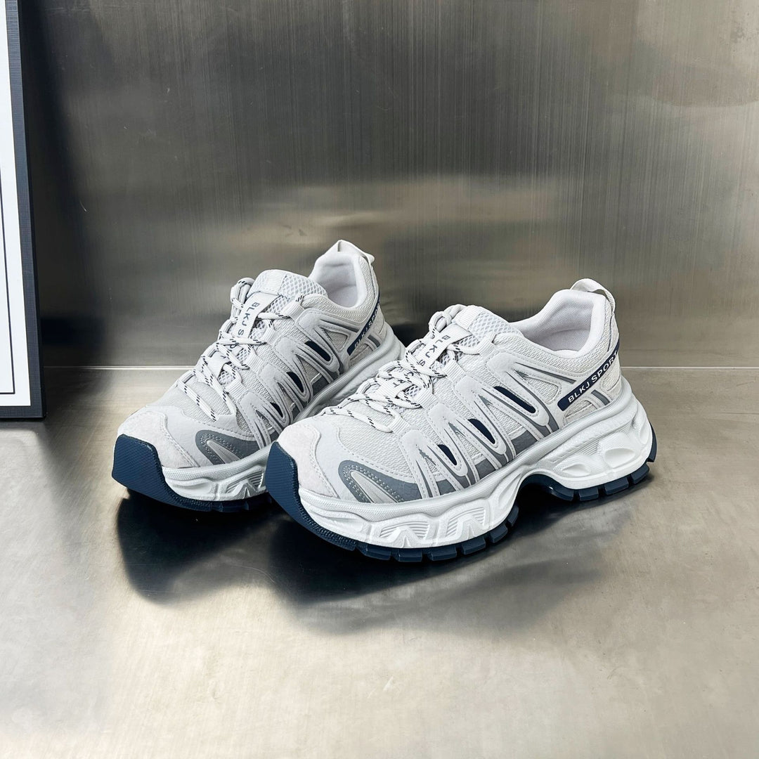 Damen Sportliche Lauf-Sneaker mit atmungsaktiver Mesh-Oberfläche und robustem Sohlenprofil EB