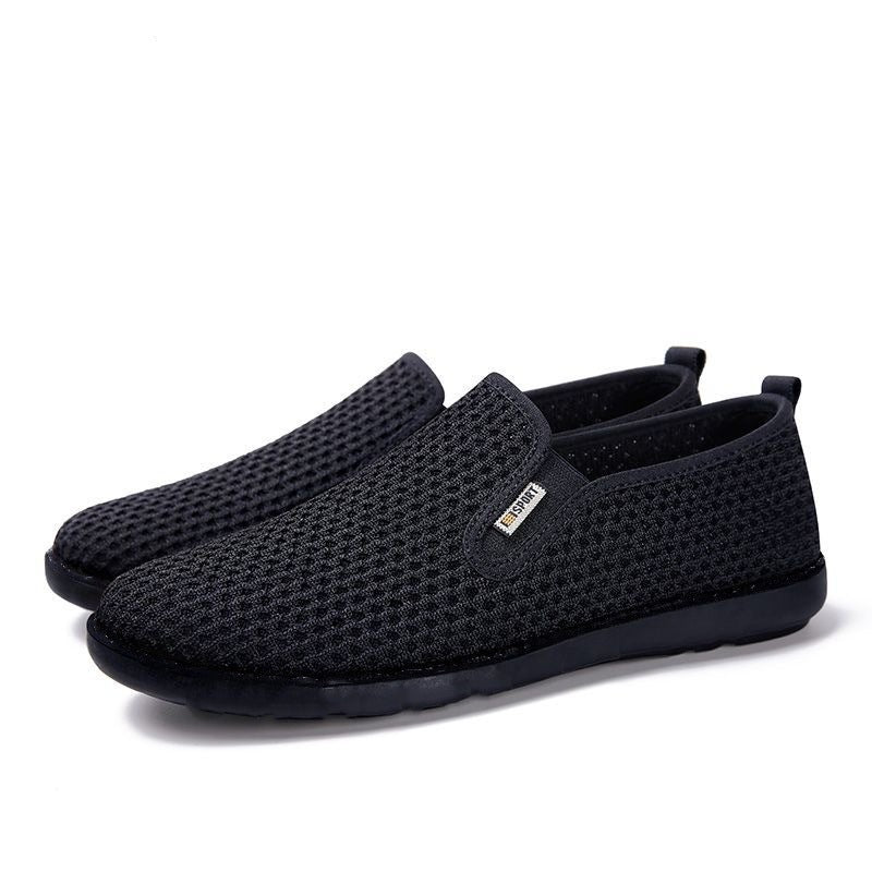 Damen Atmungsaktive Slip-On Sneakers mit flexiblem Netzobermaterial EB