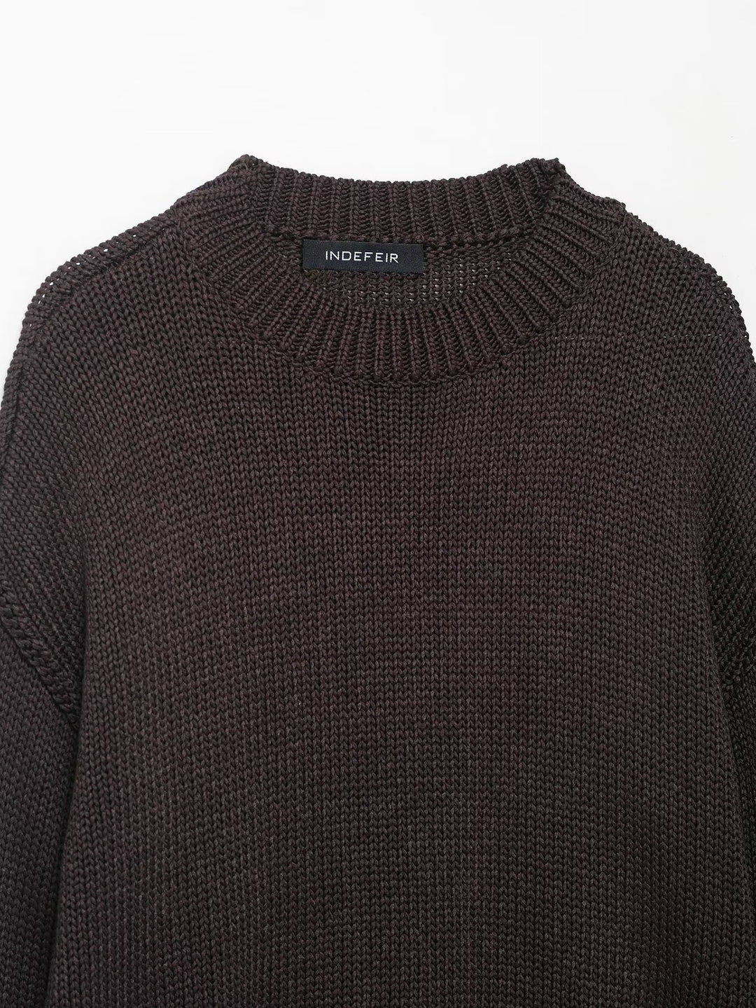Damen lässiger Pullover mit Oversized-Schnitt und strukturiertem Muster EB