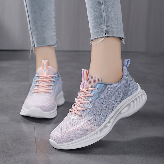 Damen Sportliche Laufschuhe mit atmungsaktiver Mesh-Konstruktion und bequemer Dämpfung EB