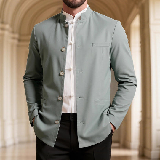 Herren modischer Stehkragenblazer EB