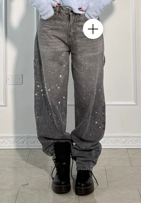 Damen Jeans mit Diamant-Optik & Klassischem Schnitt | EB