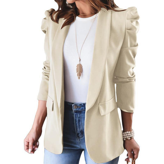 Damen Blazer mit puffärmeligem Design und elegantem Schnitt EB