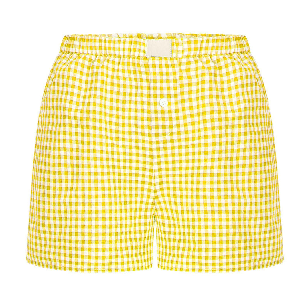 Damen lässige Karohose EB