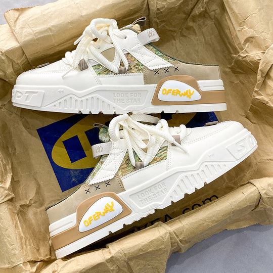 Damen Modische Sneakers mit auffälligem Design und flexibler Laufsohle EB