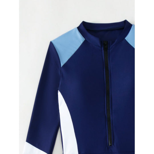 Damen Sportlicher Neoprenanzug mit hohem Kragen EB