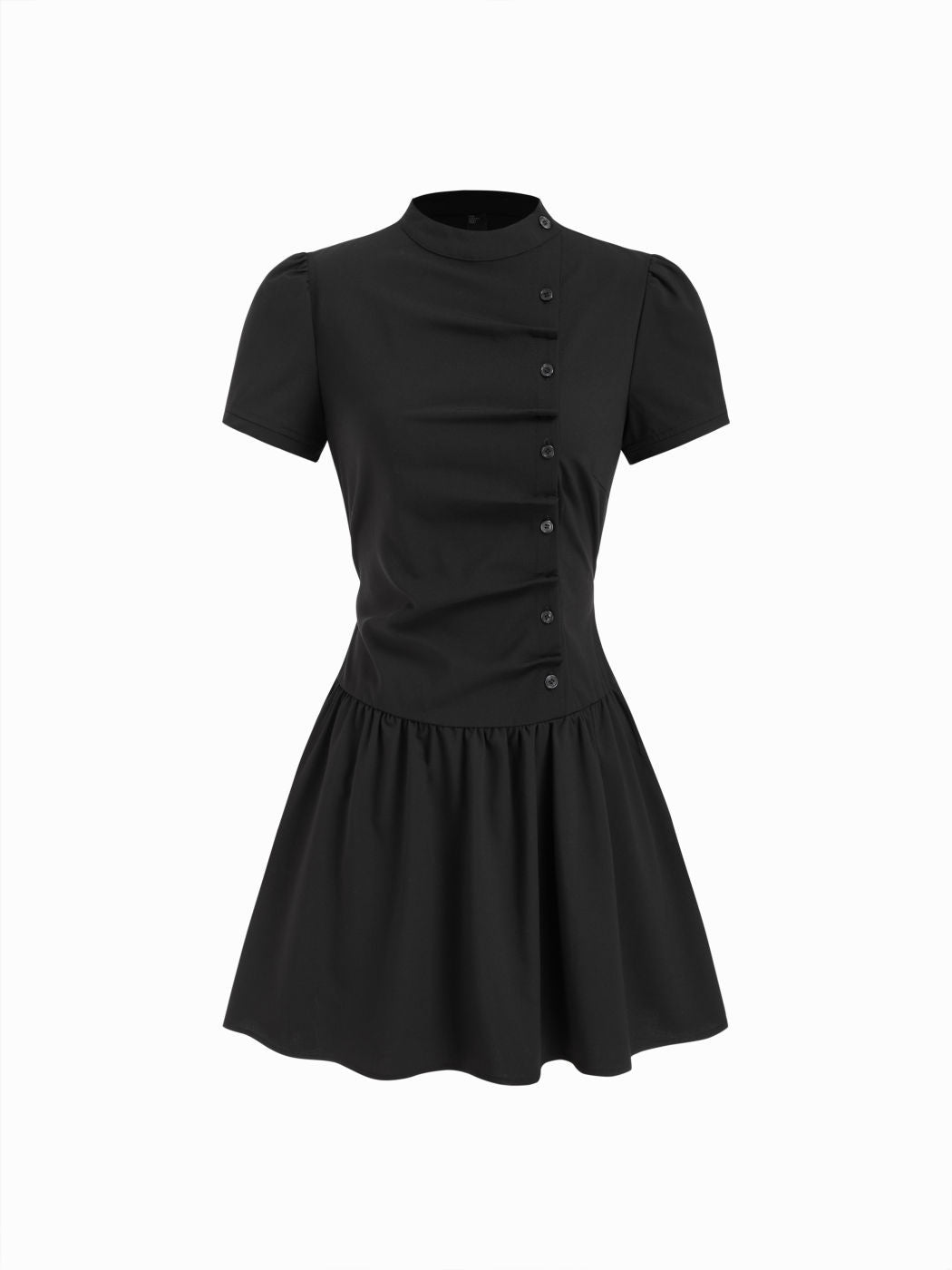 Damen Karo Kurzarmkleid EB