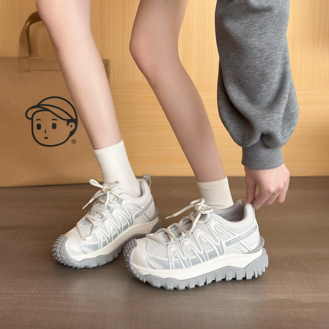 Damen sportliche Multifunktions-Sneaker mit rutschfester Sohle EB