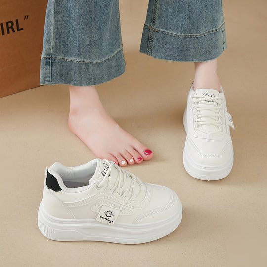 Damen Sportliche Sneakers mit modischem Plateau-Design EB