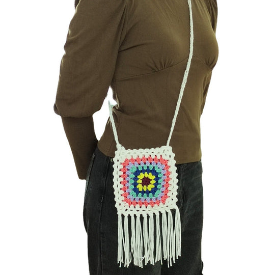 Damen Handgefertigte Häkel Tasche EB