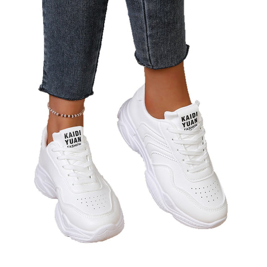 Damen Sportliche Sneakers mit luftiger Oberflächenstruktur und dämpfender Sohle EB