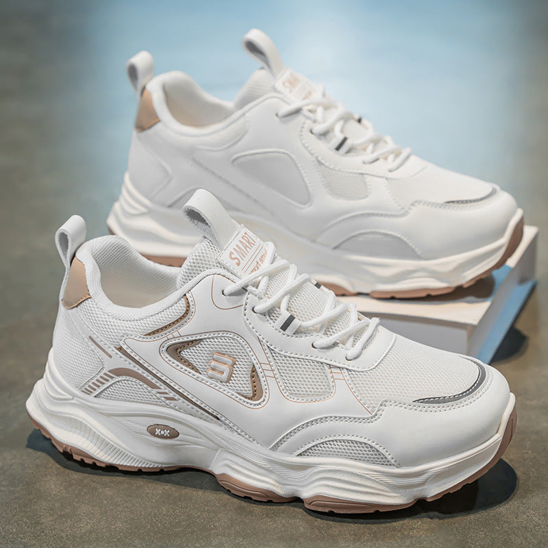 Damen Sportliche Sneakers mit atmungsaktivem Mesh-Obermaterial und rutschfester Außensohle EB