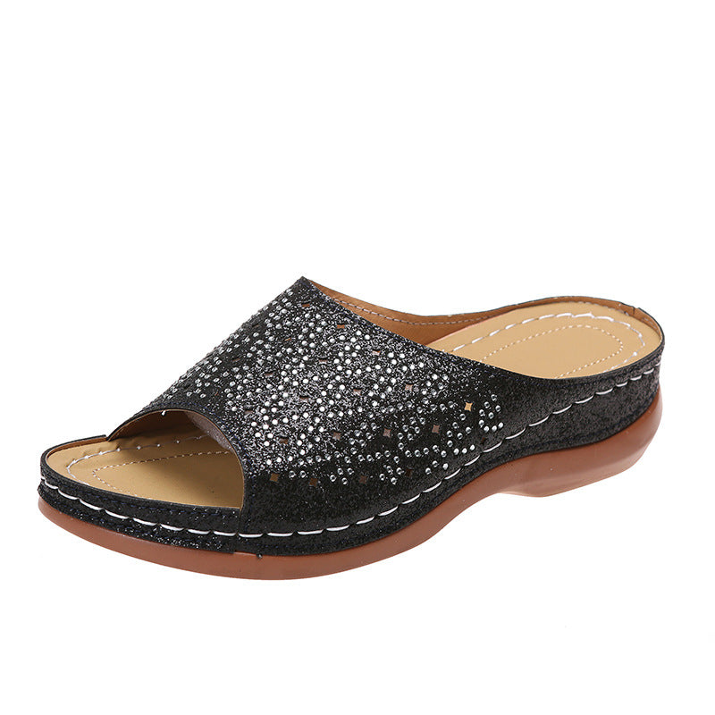 Damen Clogs mit perforiertem Obermaterial und ergonomischer Fußbettung EB