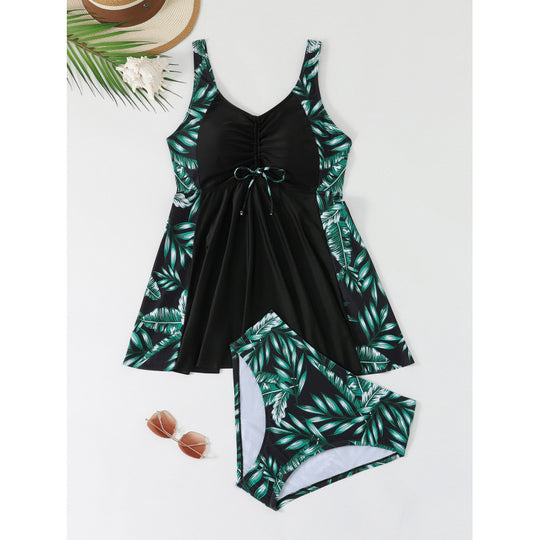 Damen Strandkleid Badeanzug EB