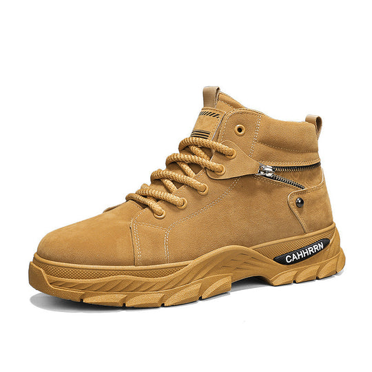 Damen Hohe Sneaker mit einzigartiger Reißverschluss-Detail und robustem Profil EB